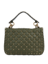 Rockstud Medium Spike Crossbody, &pound;450, Handbags, Green, Leather, Back view